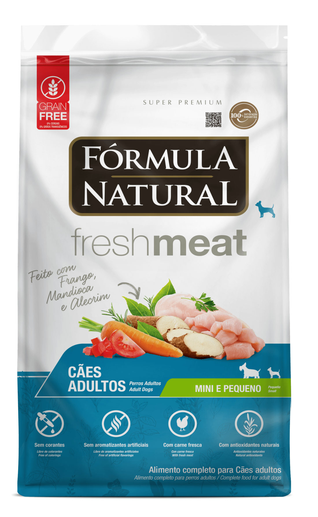 Alimento Fórmula Natural Fresh Meat Perro Adulto Mini y Pequeño