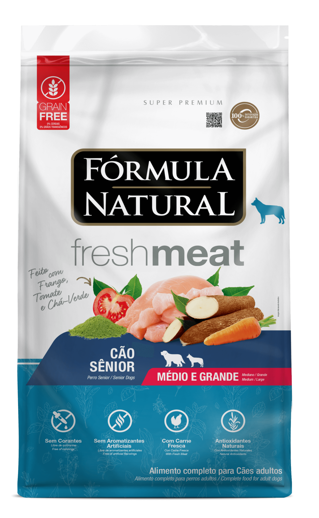 Alimento Fórmula Natural Fresh Meat Perros Senior Mediano yo Grande