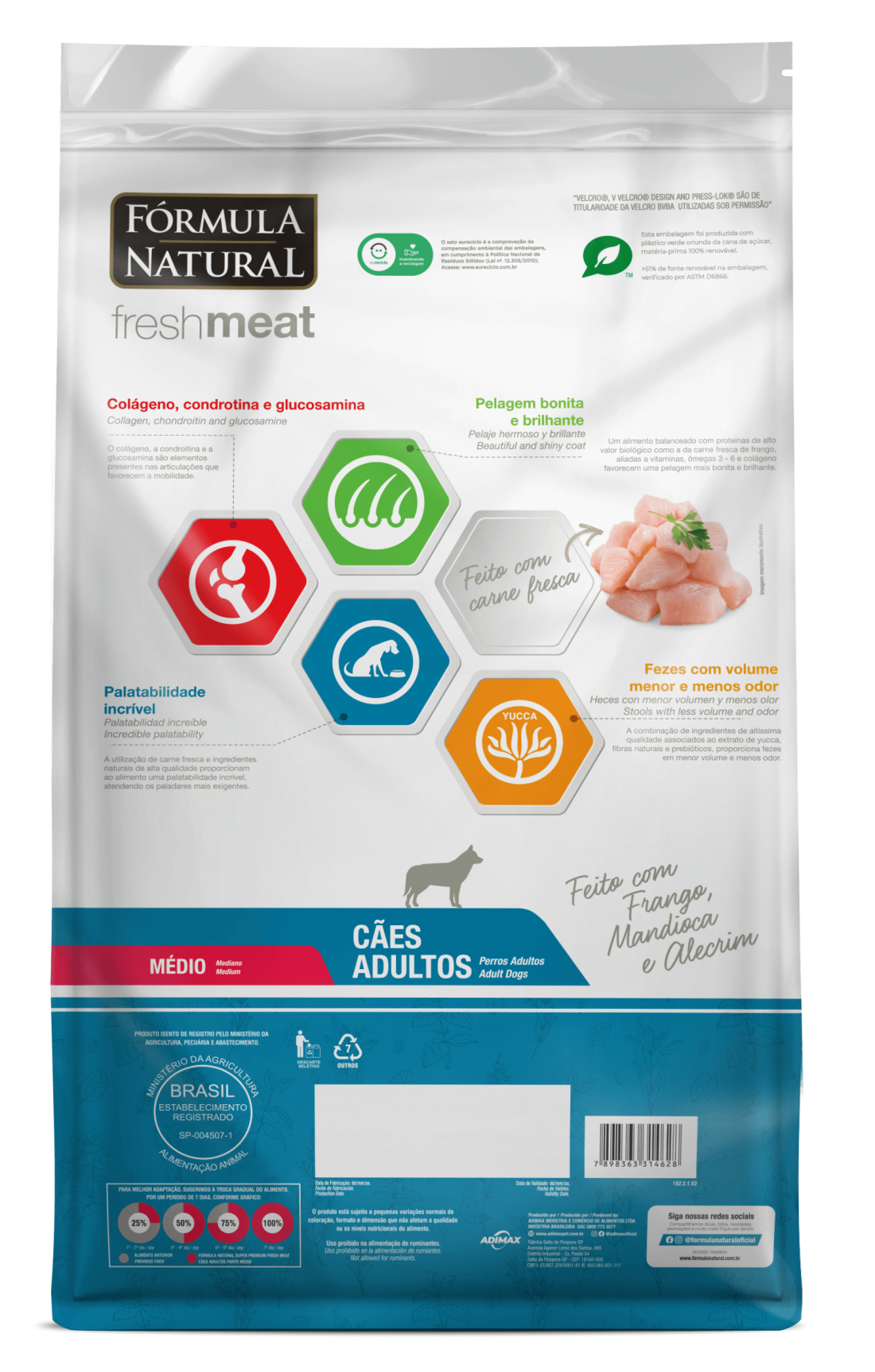 Fórmula Natural Fresh Meat Perro Adulto Razas Medianas - Imagen 3
