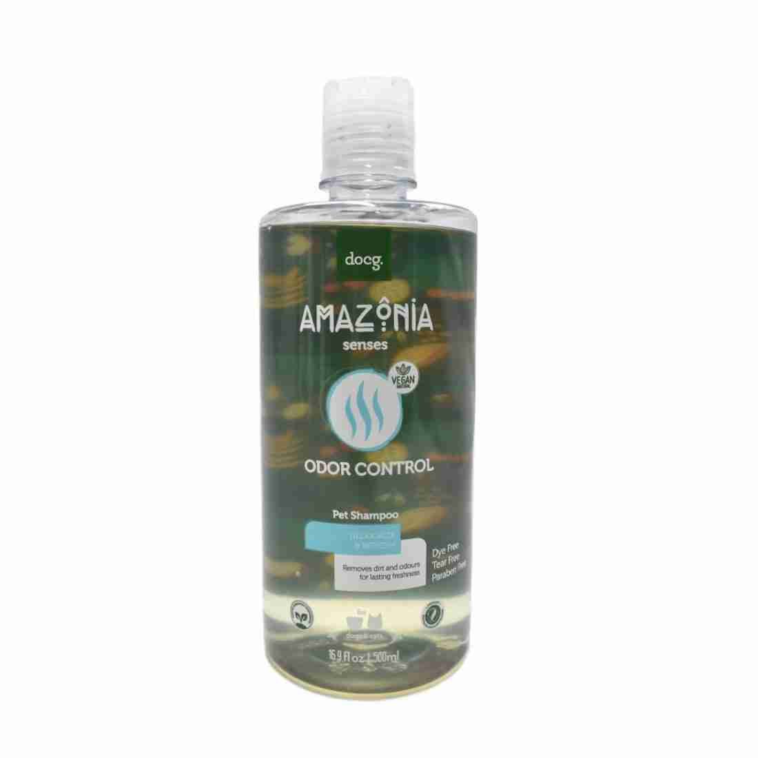Botella de Amazônia Senses Odor Control Pet Shampoo Control de Olores