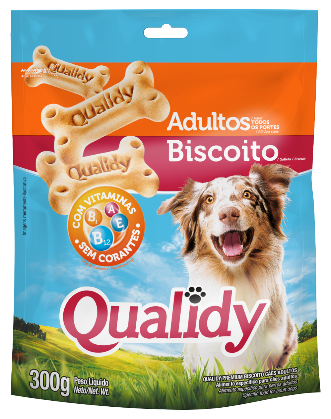 Galletas Qualidy Premium Galletas Perros Adultos
