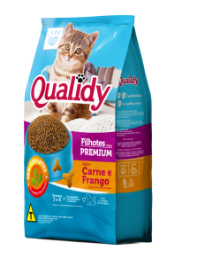 Qualidy Premium Gato Cachorro Sabor Carne y Pollo - Imagen 3
