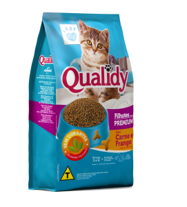 Qualidy Premium Gato Cachorro Sabor Carne y Pollo - Imagen 2