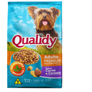 Alimento Qualidy Premium Perro Adulto Raza Pequeña Sabor Carne