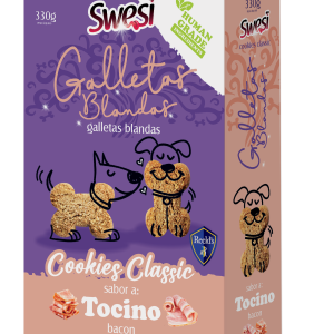Caja de carton de Swesi Cookies Classic Human Grade Tocino 330g