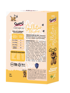 Swesi Cookies Grain Free Banana Romero 330g - Imagen 2