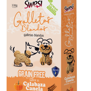 Caja de Swesi Cookies Grain Free Calabaza Canela 330g