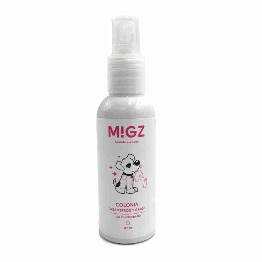 Spray de MIGZ Colonia para Perros y Gatos Uso Veterinario