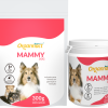 Envases de MAMMY DOG - Suplemento para Perras Preñadas y Lactantes en formatos de sobre de 120 y bote de 300 g
