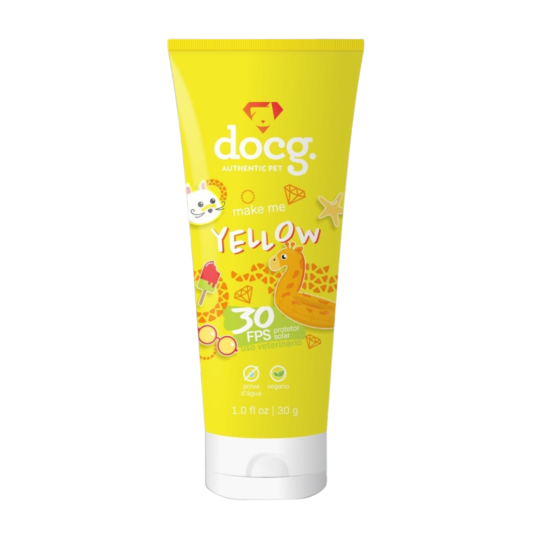 Botellita de protector Solar para Mascotas Make Me Yellow 30g - docg.