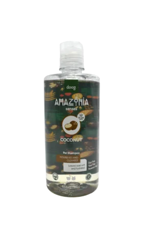 Botella de amazonia senses coconut pet shampoo 500ml 2204