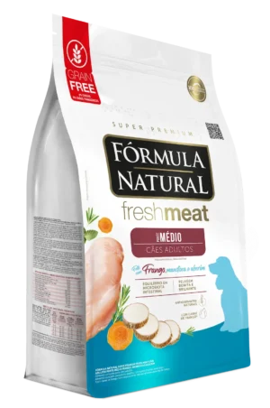 Bolsa de alimento fórmula natural fresh meat perro adulto mediano