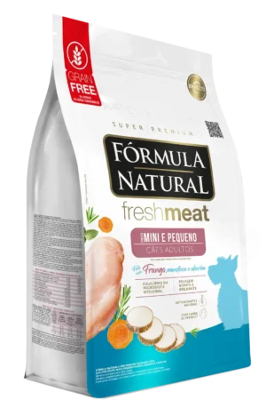 Bolsa de alimento fórmula natural fresh meat perro adulto mini y pequeño