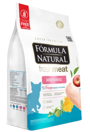 Bolsa de alimento fórmula natural fresh meat gato cachorro grain free pollo