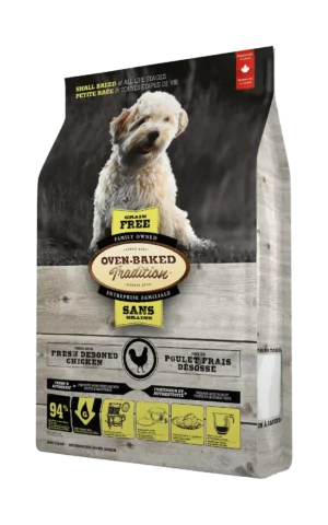 oven baked tradition grain free small breed chicken right