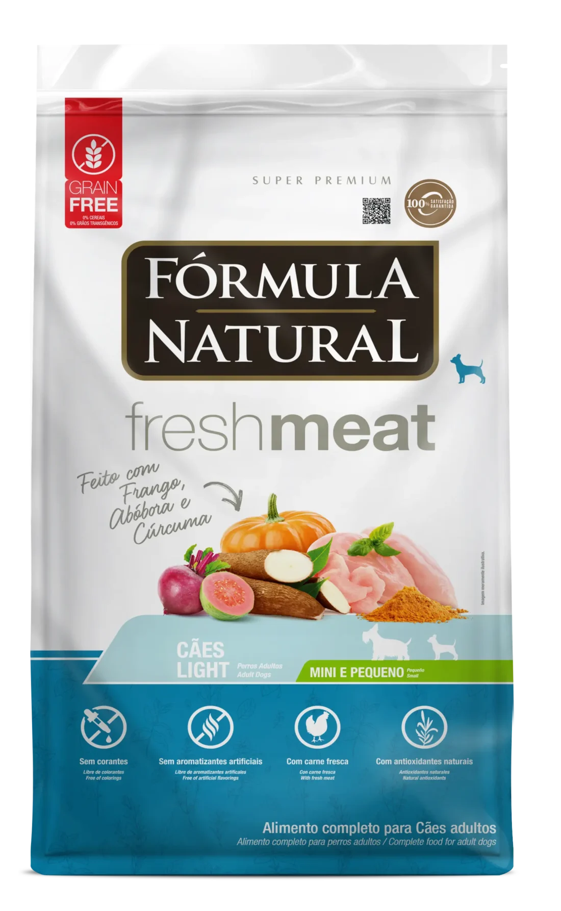 Bolsa de alimento Fórmula Natural Fresh Meat Light Perro Adulto Mini y Pequeño