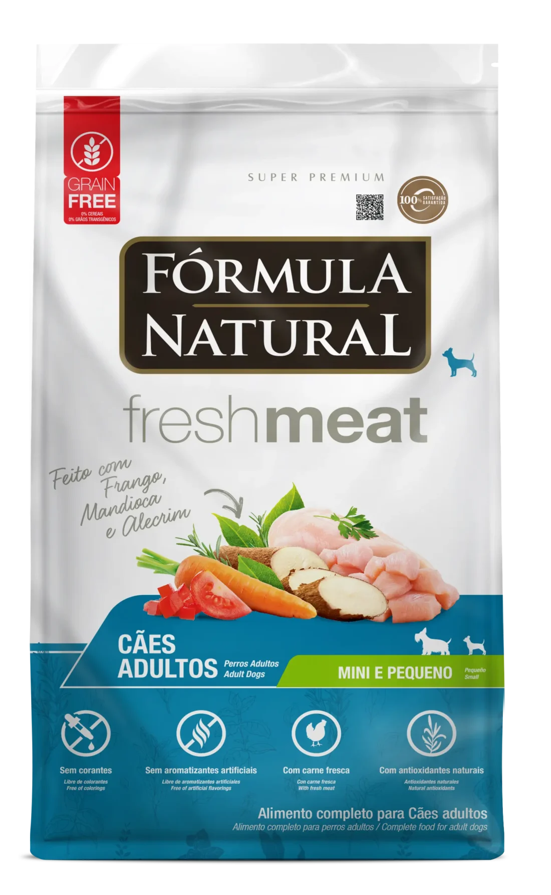 Bolsa de Alimento Fórmula Natural Fresh Meat Perro Adulto Mini y Pequeño