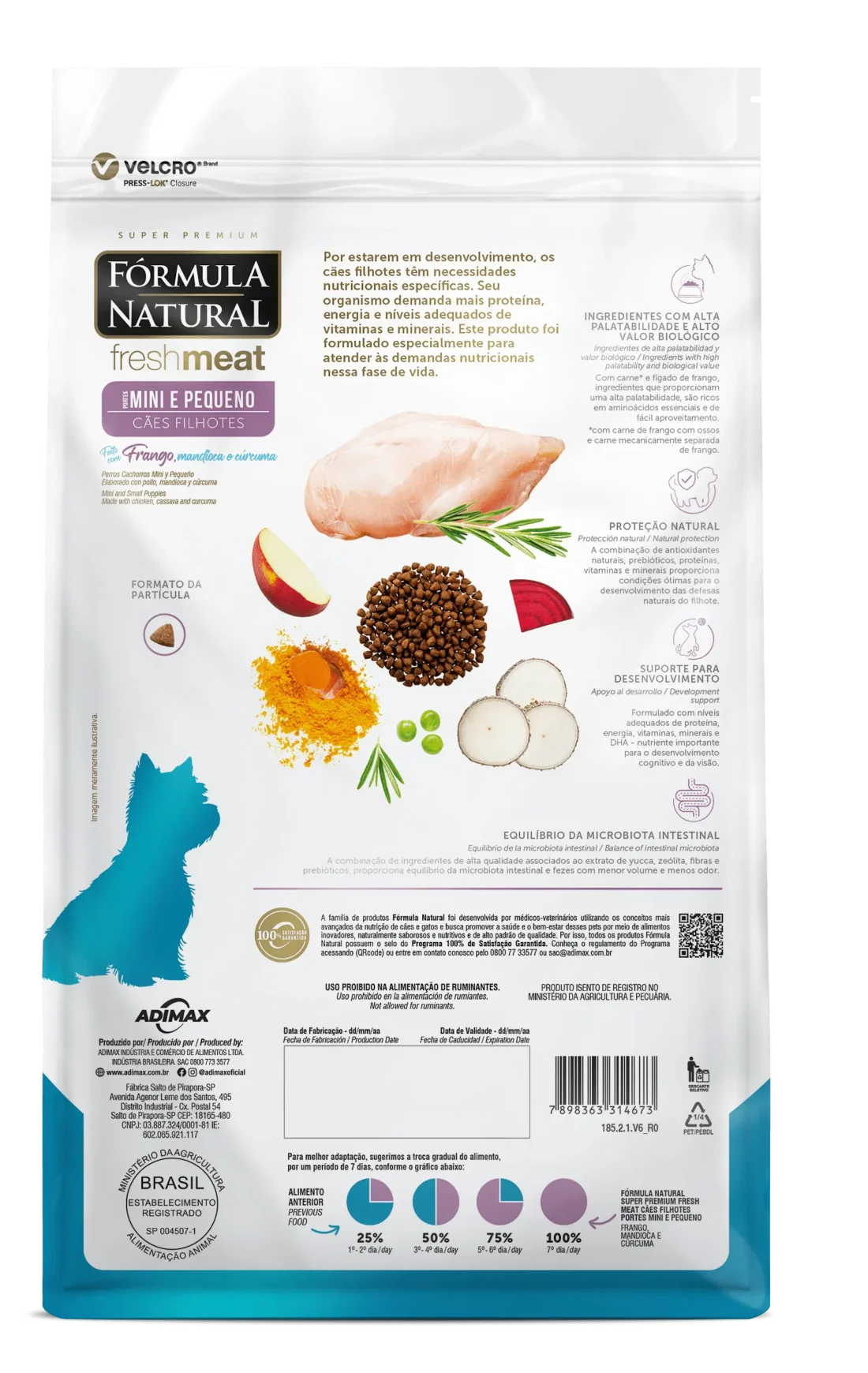 Fórmula Natural Fresh Meat Perros Cachorros Pequeño y Mini - Imagen 5