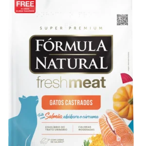 Bolsa de alimento Fórmula Natural fresh meat Gato Castrado Grain Free Salmón