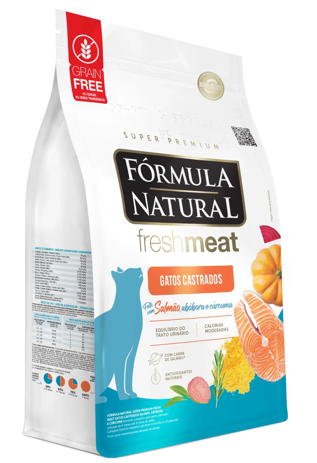 Fórmula Natural fresh meat Gato Castrado Grain Free Salmón - Imagen 2