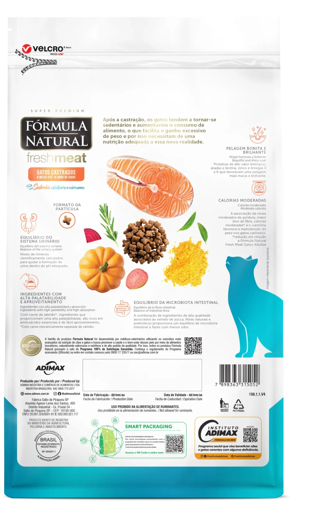 Fórmula Natural fresh meat Gato Castrado Grain Free Salmón - Imagen 4