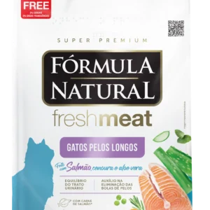 Bolsa de alimento Fórmula Natural fresh meat Gato Pelo Largo Grain Free Salmón