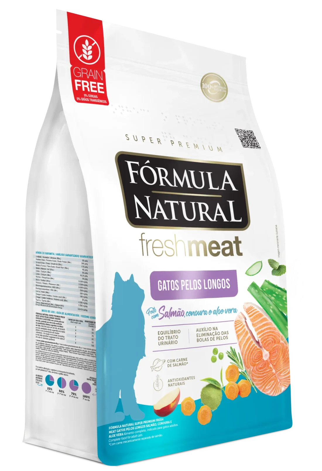 Fórmula Natural fresh meat Gato Pelo Largo Grain Free Salmón - Imagen 3