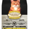 Bolsa de aliment Oven-Baked Tradition Adult Cat - Chicken - Gato Adulto Pollo con un gatito de pelo corto y color naranjo