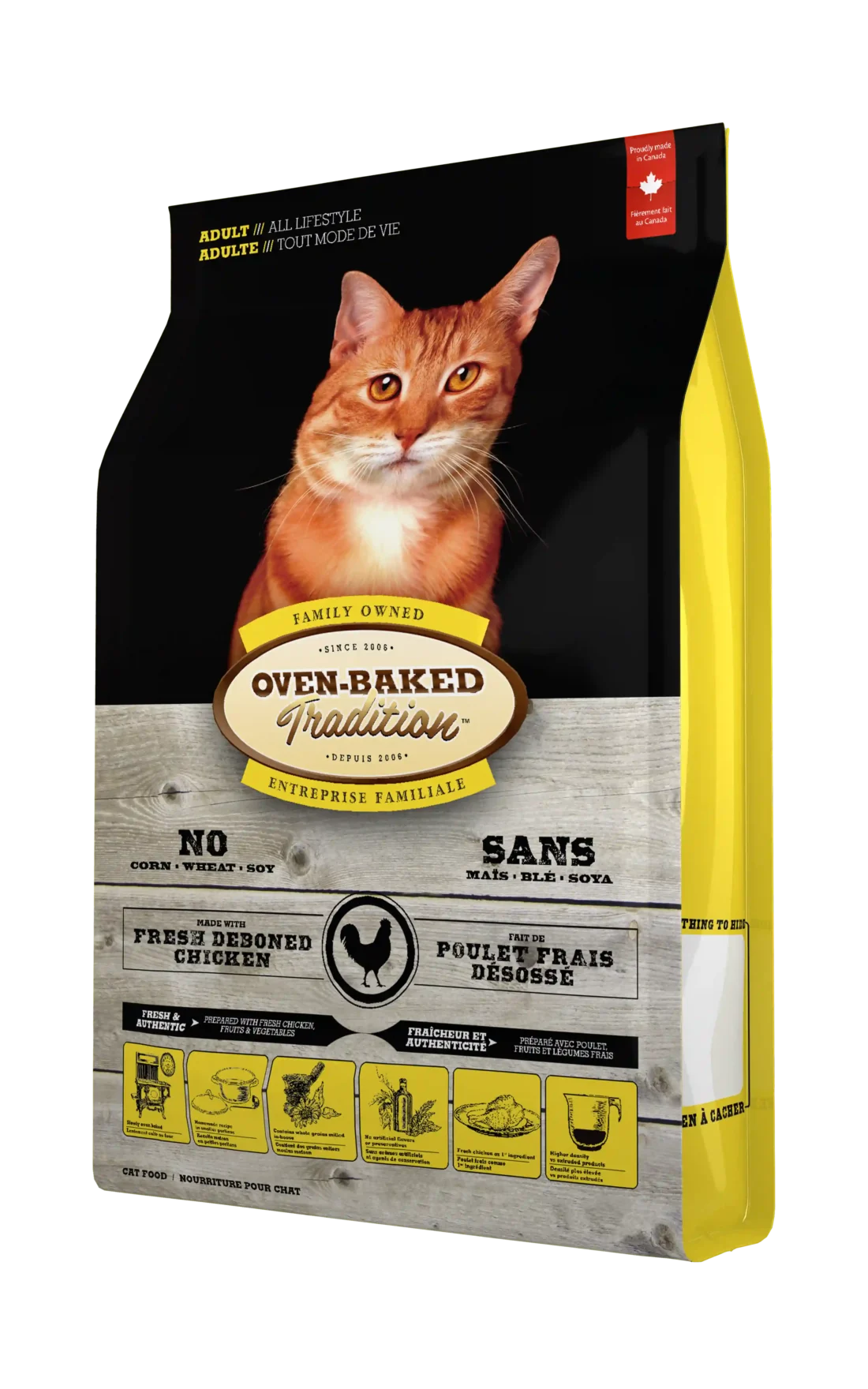 Oven-Baked Tradition Adult Cat - Chicken - Gato Adulto Pollo - Imagen 3