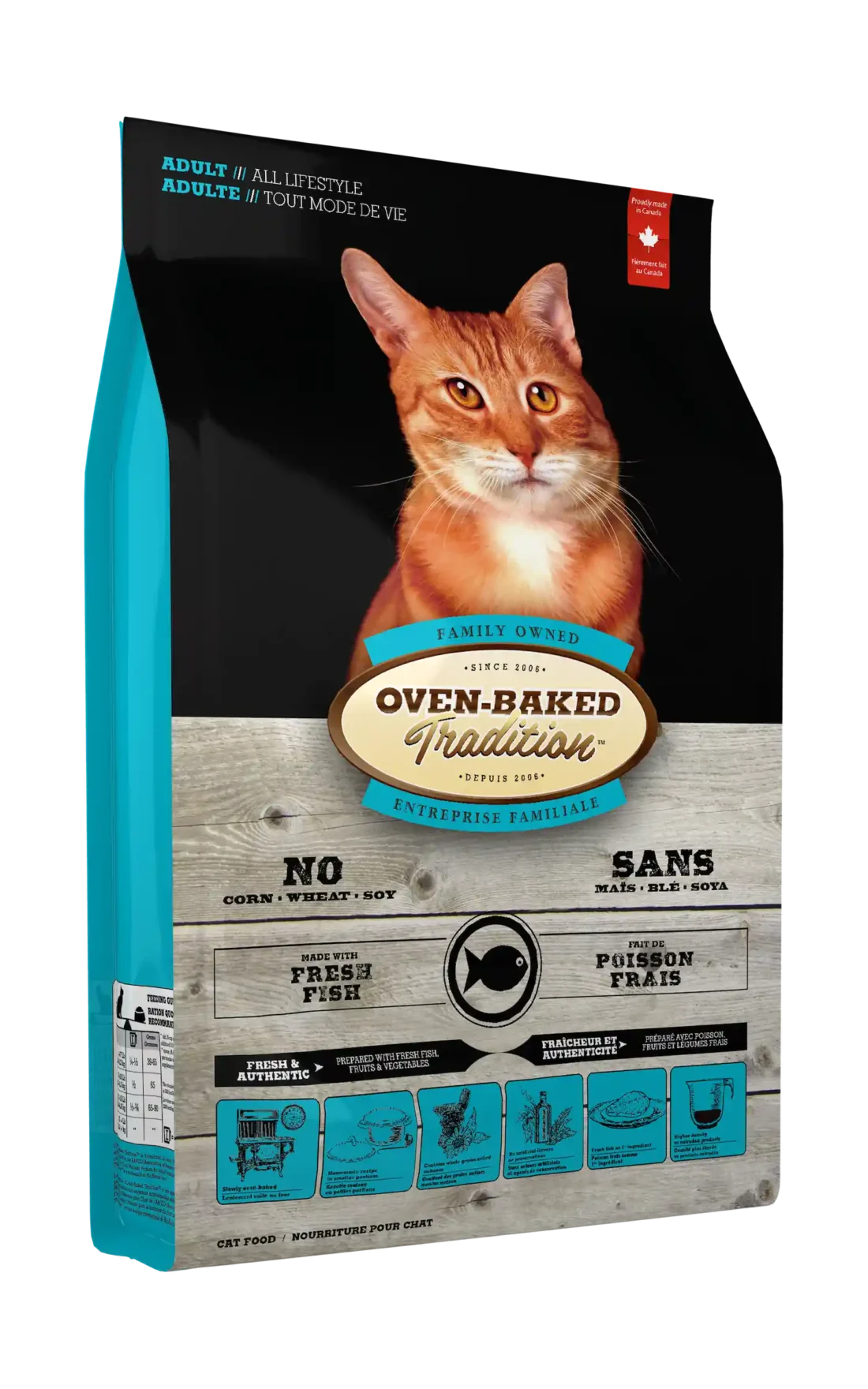 Oven-Baked Tradition Adult Cat - Fish- Gato Adulto Pescado - Imagen 2